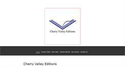 Desktop Screenshot of cherryvalleyeditions.com