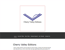 Tablet Screenshot of cherryvalleyeditions.com